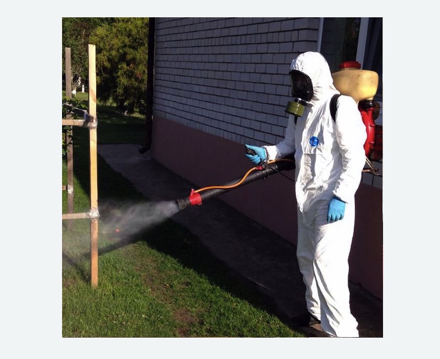 травля клещей на участке в Суровикино